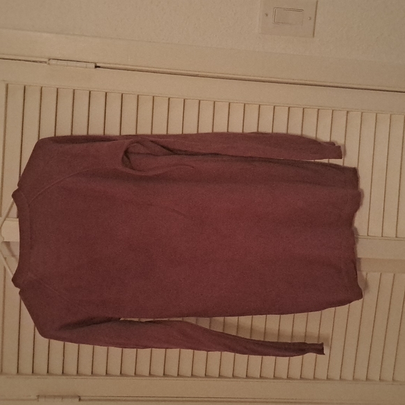 Plum Neiman Marcus cashmere cardigan medium-large - Picture 6 of 12